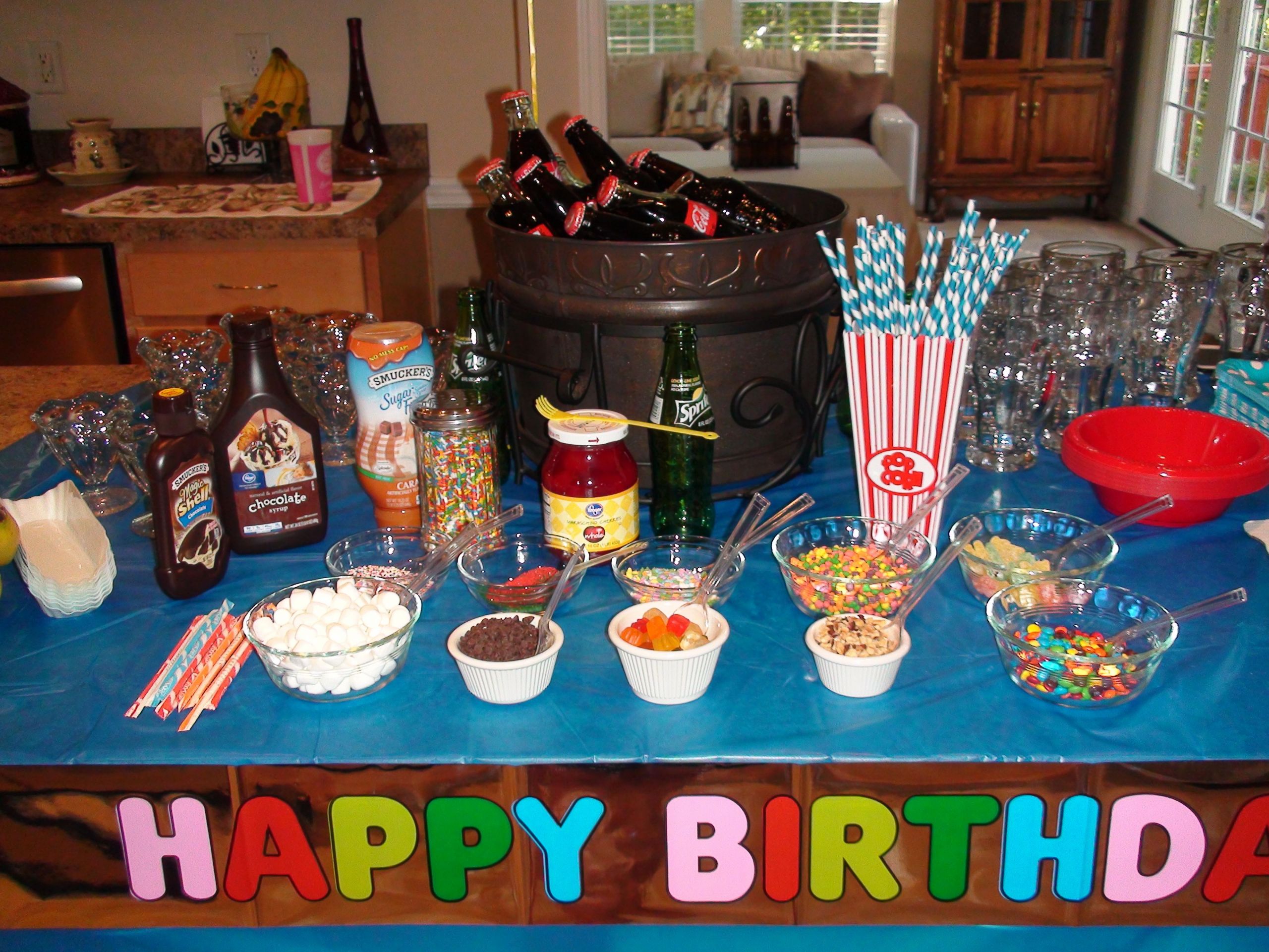 12 Year Old Boy Birthday Gift Ideas
 12 year old party root beer floats banana splits ice