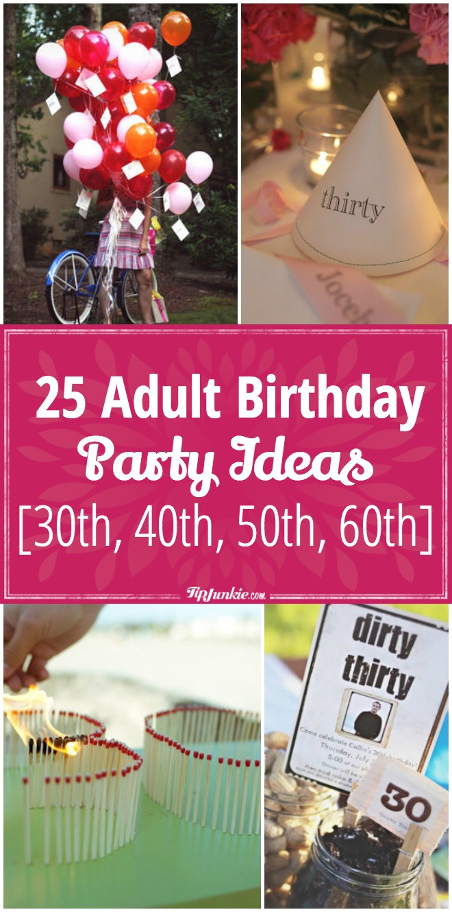 50th Birthday Party Themes
 25 Adult Birthday Party Ideas [30th 40th 50th 60th