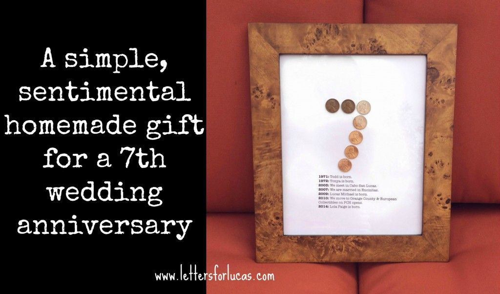 7Th Wedding Anniversary Gift Ideas For Her
 A simple t idea for your 7th wedding anniversary via