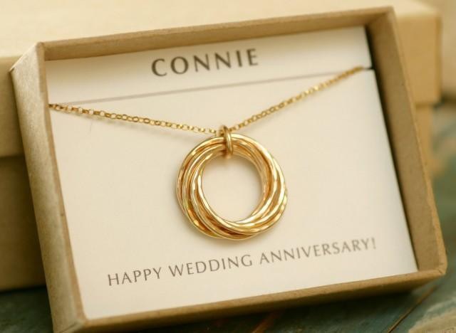 7Th Wedding Anniversary Gift Ideas For Her
 7 Year Anniversary Gift For Wife Necklace 7th Anniversary