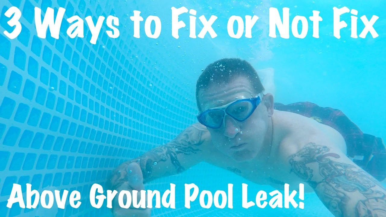 Above Ground Pool Liner Repair
 3 Ways to Fix Repair Patch Intex Ground Pool With