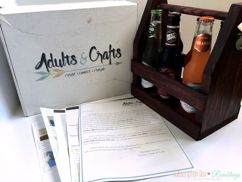 Adults And Crafts Subscription Box
 Adults & Crafts June 2016 Subscription Box Review Coupon