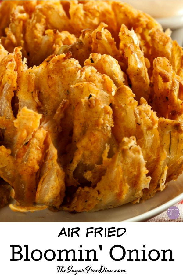 Air Fryer Blooming Onion
 Air Fried Blooming ion THE SUGAR FREE DIVA how to
