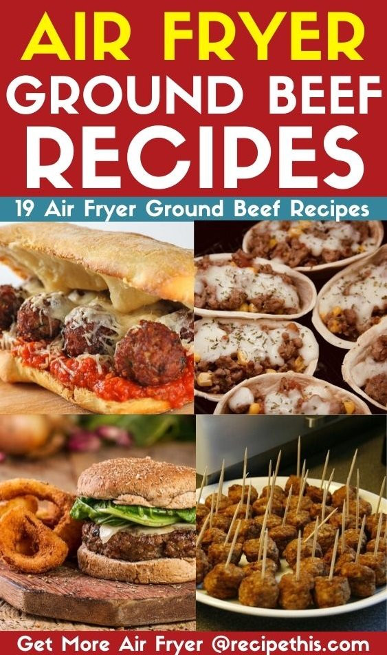 Air Fryer Ground Beef Recipes
 Air Fryer Ground Beef Recipes