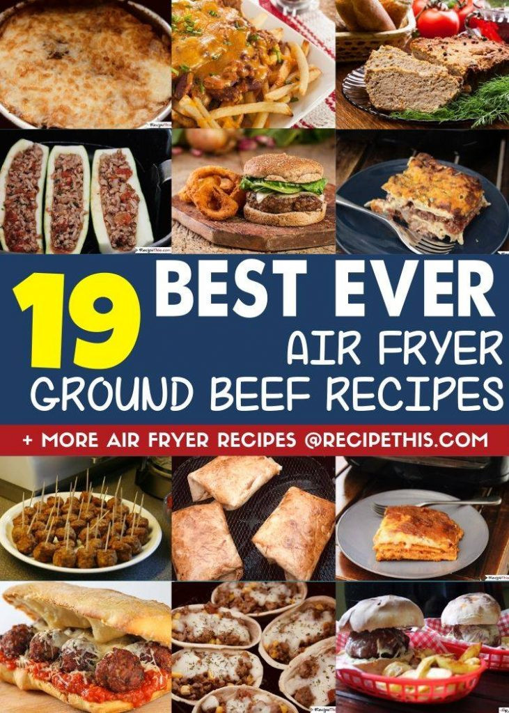 Air Fryer Ground Beef Recipes
 Air Fryer Ground Beef Recipes