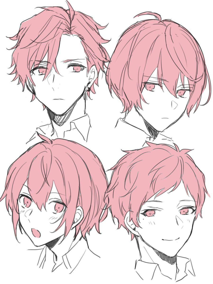 Anime Hairstyle
 Anime Hair Drawing Reference and Sketches for Artists