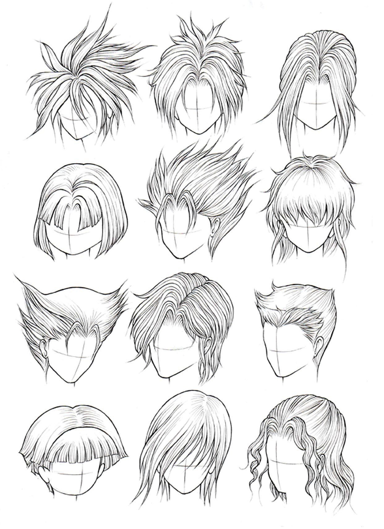 Anime Hairstyles
 How to Draw Hair Part 2 – Manga University Campus Store