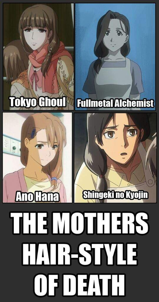 Anime Mom Hairstyle Of Death
 My Top 5 Favourite Anime Clichés
