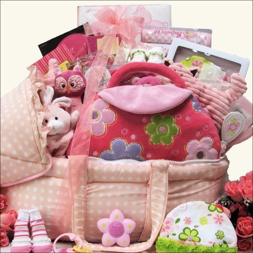 Baby Basket Gift Set
 Baby Girl Extravagant Gift Set