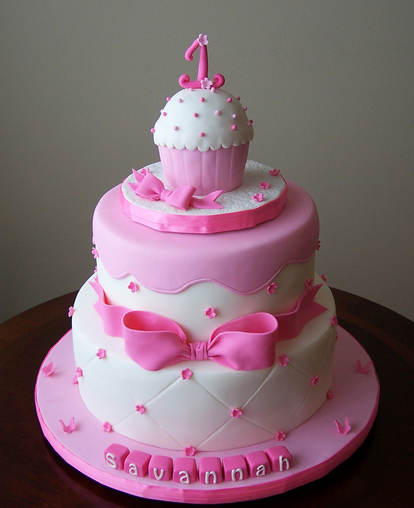 Baby Birthday Cake
 Fabulous 1st Birthday Cake For Baby Girls