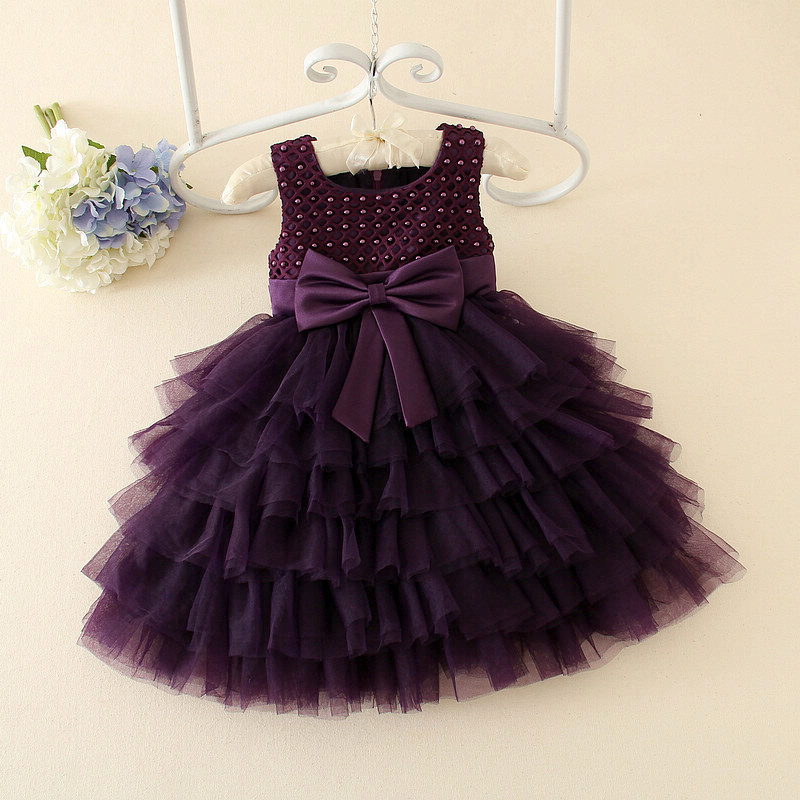 Baby Dress For Birthday Party
 2016 Girls 1 year Birthday Party Dresses Princess baby