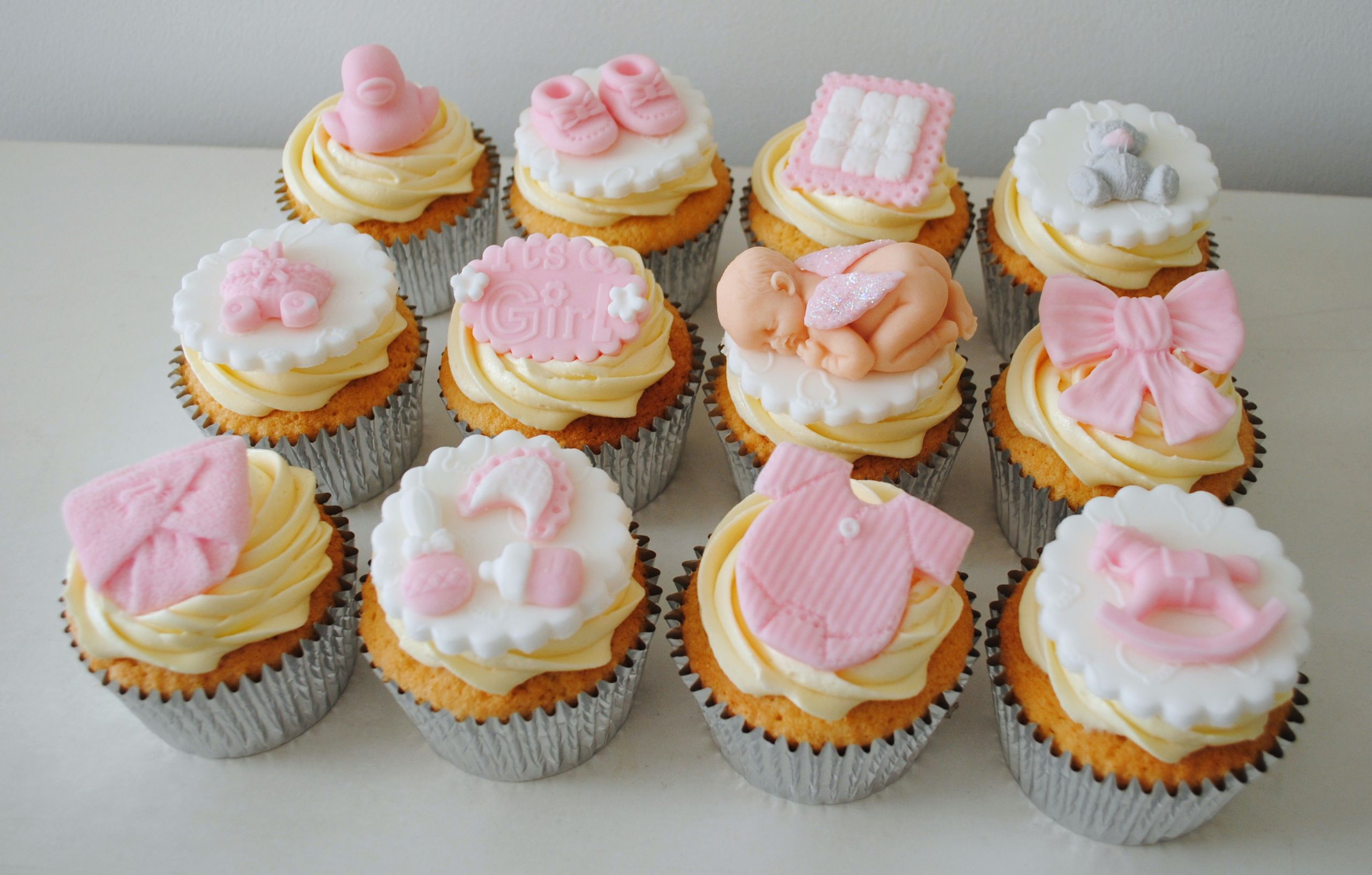 Baby Girl Cupcakes
 Miss Cupcakes Blog Archive Girl Baby Shower Cupcakes 12