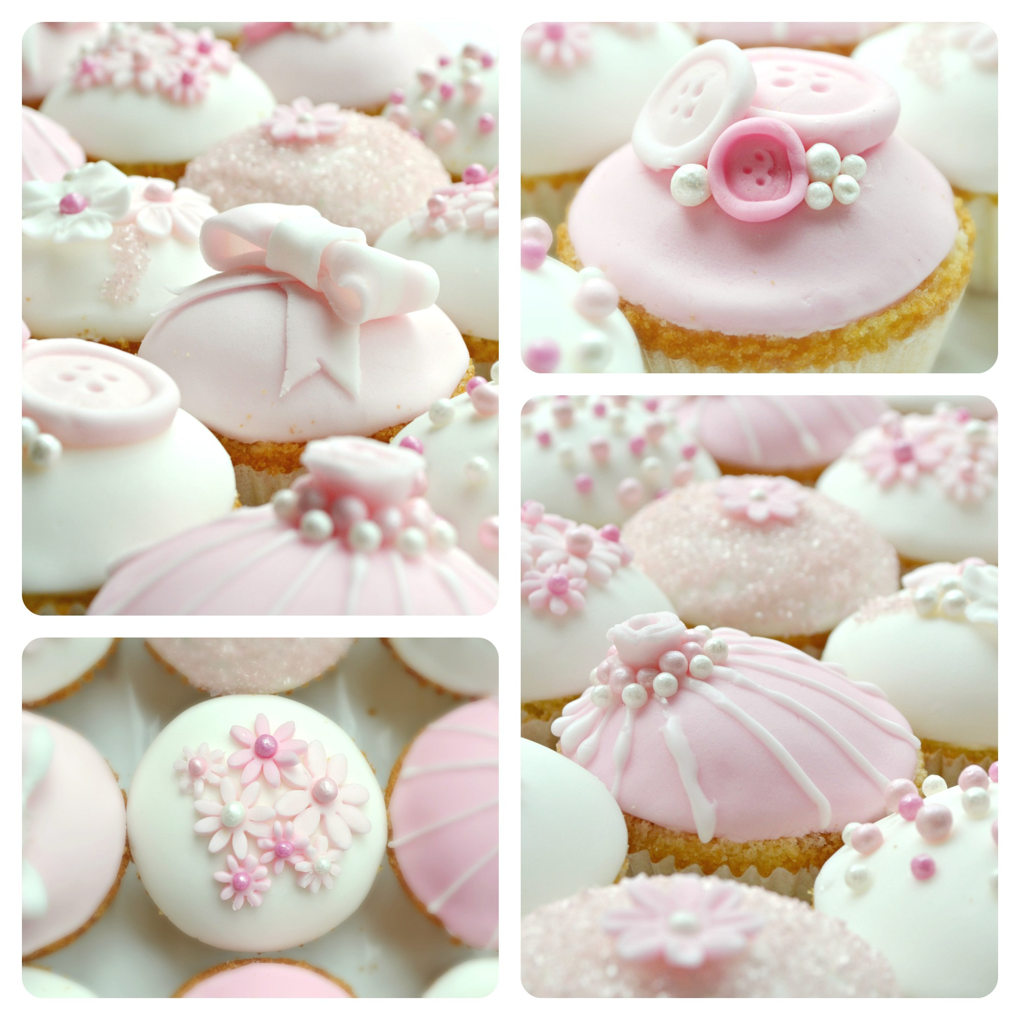 Baby Girl Cupcakes
 Tea & Doilies