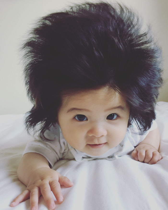 Baby Girl Hair
 Go Ask Mum This Japanese Baby Girl Has the Most Amazing