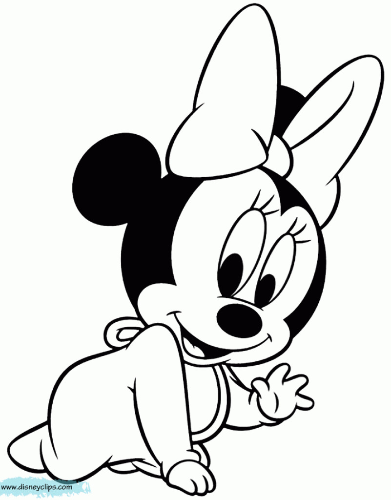 Baby Minnie Mouse Coloring Pages
 Minnie Mouse Coloring Pages
