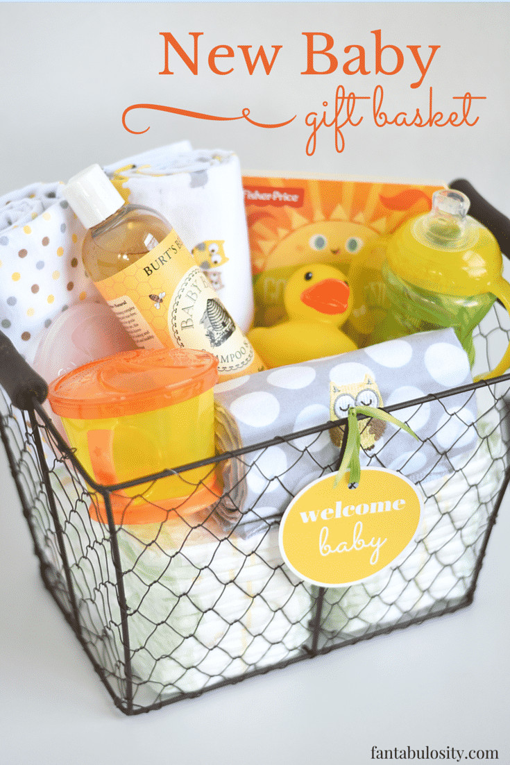 Baby Picture Gift Ideas
 New Baby Gift Basket Fantabulosity
