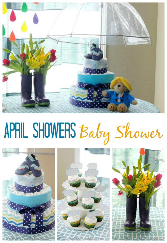 Baby Shower Decor Pictures
 April Showers Baby Shower Theme Centerpieces Decor