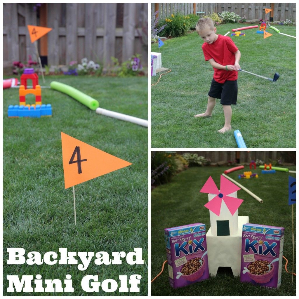 Backyard Miniature Golf Course Kits
 DIY Backyard Mini Golf
