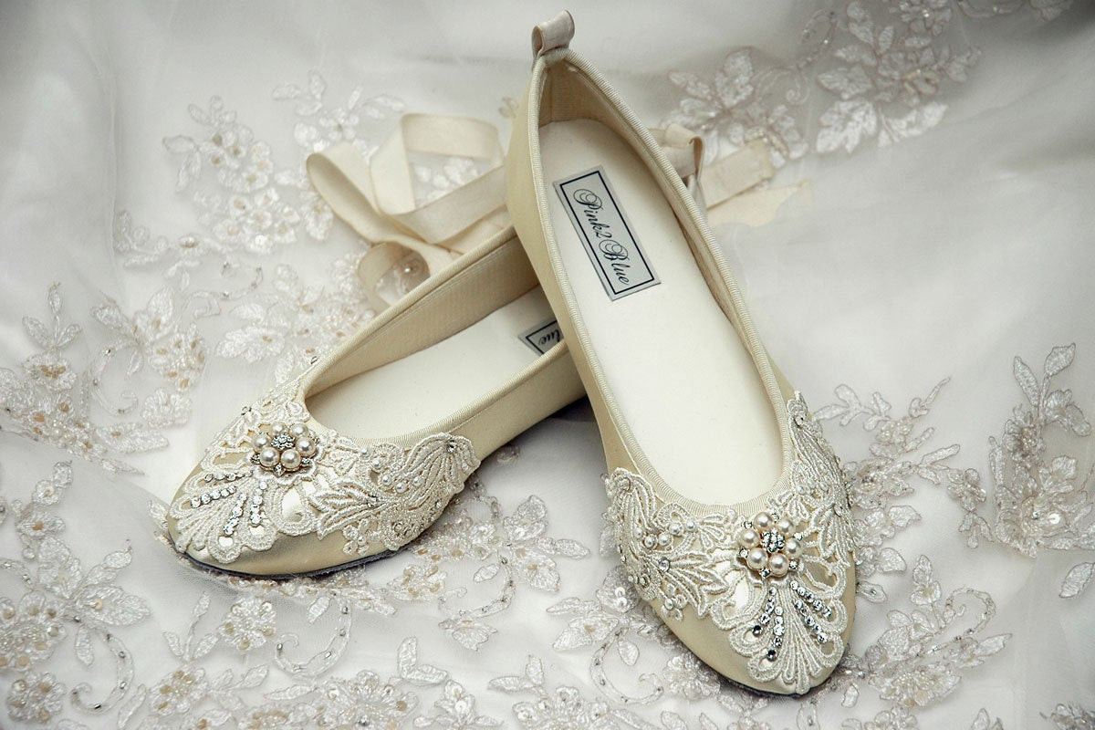 Ballet Flat Wedding Shoes
 Wedding Shoes Womens Bridal Shoes Ballet Flats Womens Wedding