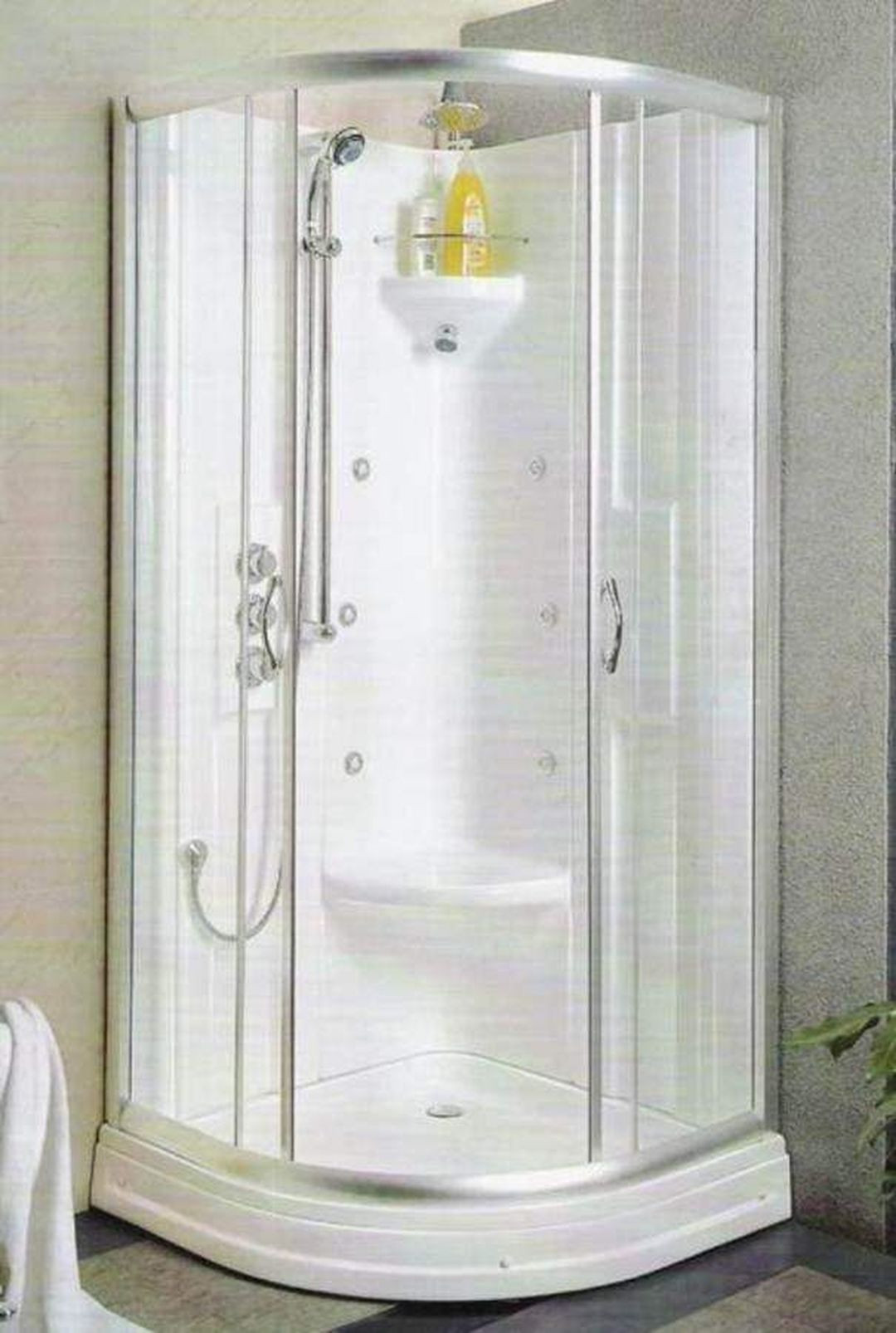 Bathroom Shower Stall Ideas
 Small Bathroom Corner Shower Stall – GooDSGN