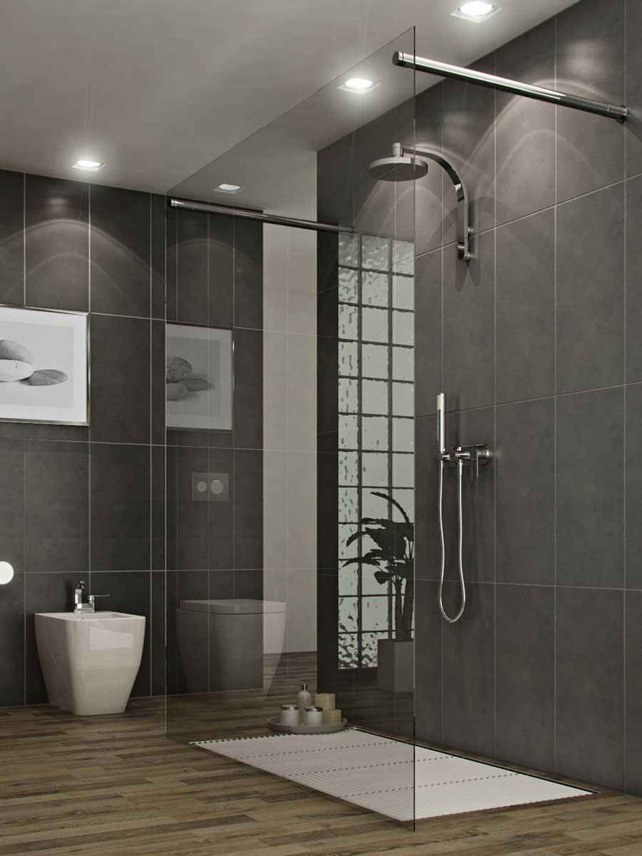 Bathroom Shower Stall Ideas
 Bathroom Simple and Modern Style Glass Shower Stall
