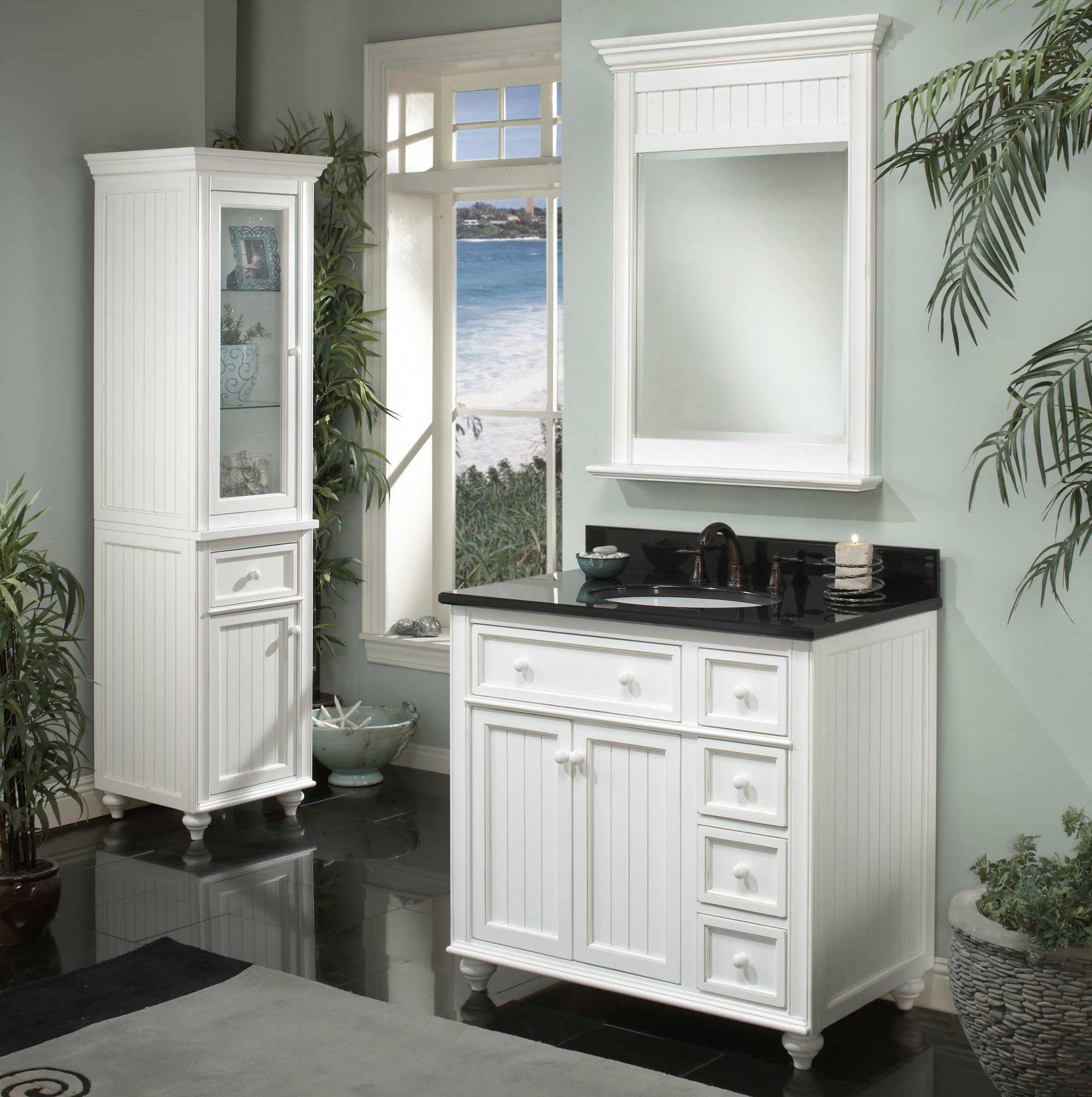 Bathroom Vanity Designs
 A Selection of White Bathroom Vanities by Sagehill Designs
