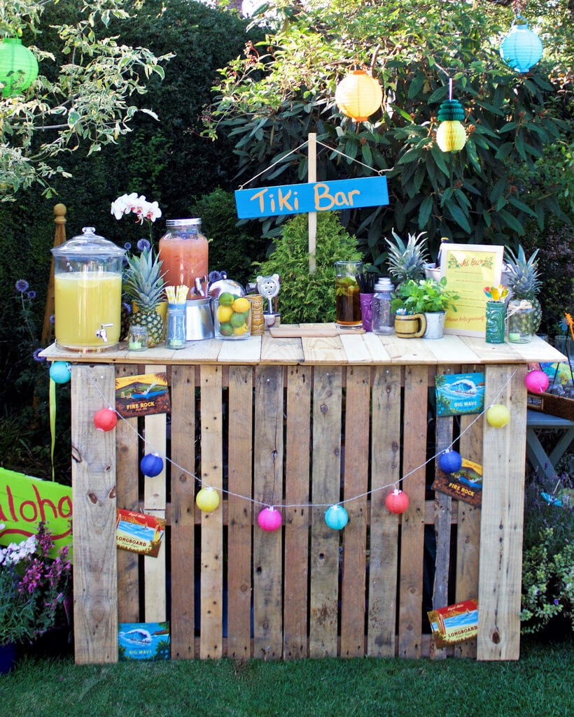 Beach Bar Party Ideas
 Awesome Ideas for Wood Pallets Made Bars