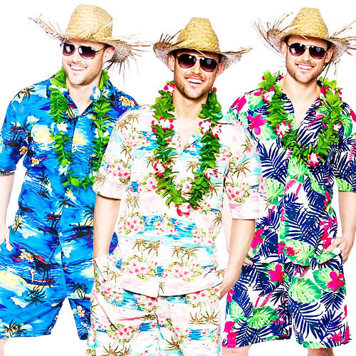 Beach Party Costume Ideas
 Hawaiian Suit Mens Fancy Dress Beach Hula Party Tropical