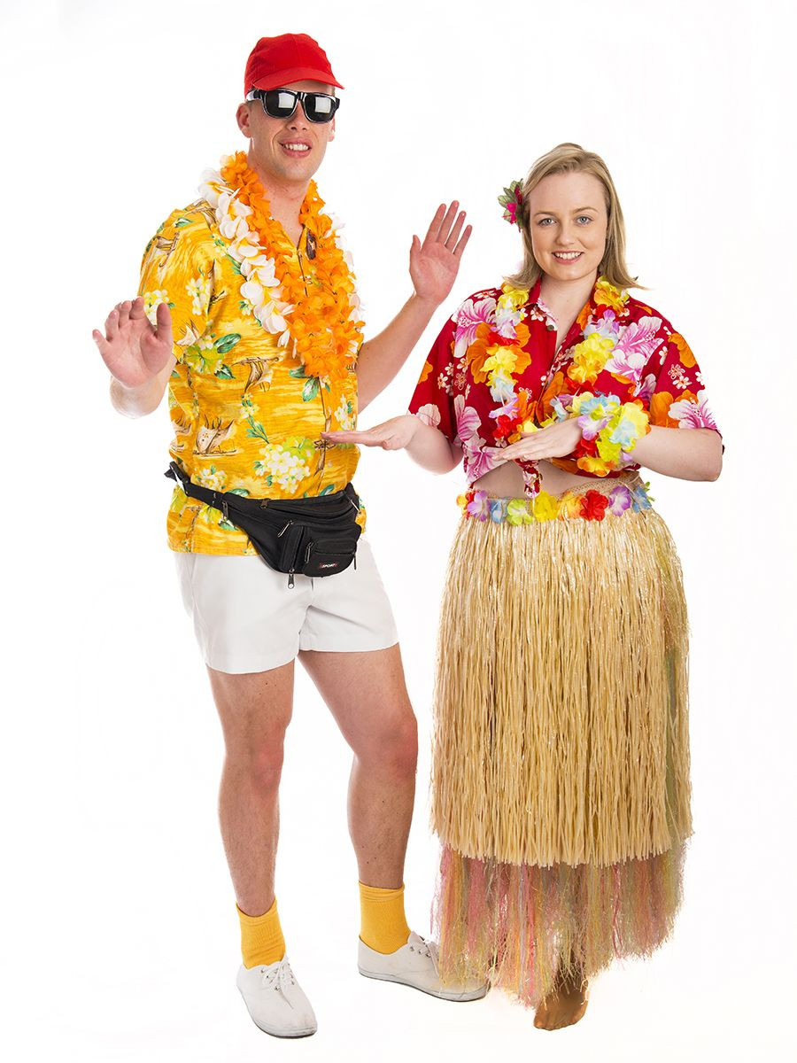 Beach Party Costume Ideas
 Tropical Cruise Couple Costumes in 2020