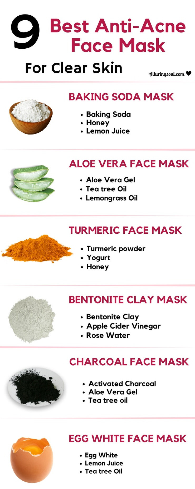 Best DIY Acne Mask
 Best DIY Face Masks for Every Skin Type