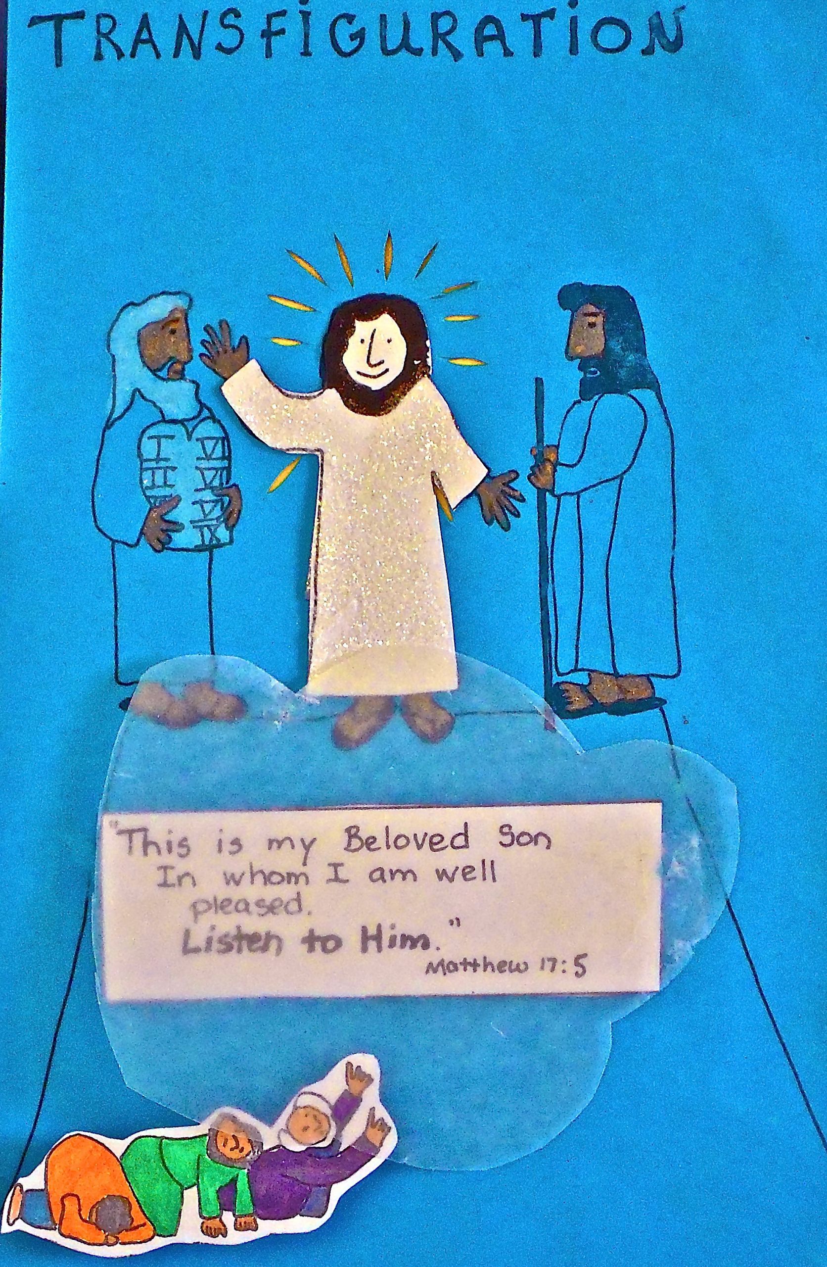 Bible Craft For Kids
 Transfiguration