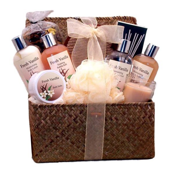 Birthday Gift Baskets For Her
 Happy Birthday Spa Basket for Her by BroadwayBasketeers