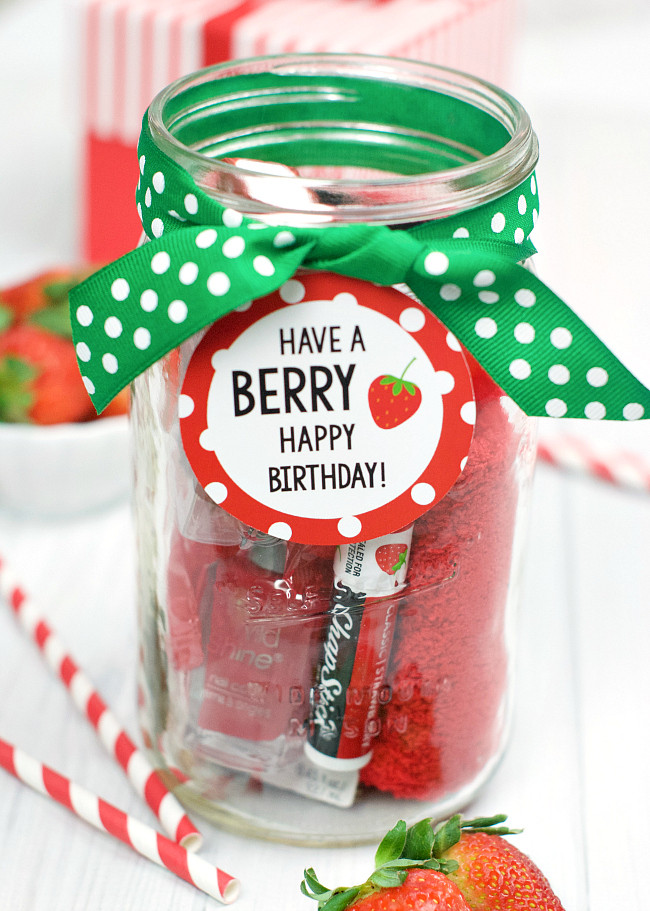 Birthday Gifts For A Friend
 Berry Gift Idea for Friends or Teachers – Fun Squared