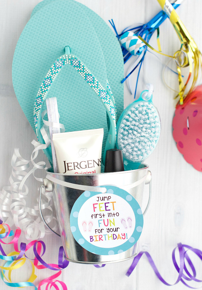 Birthday Gifts For A Friend
 Pedicure Gift Basket Birthday Gift – Fun Squared
