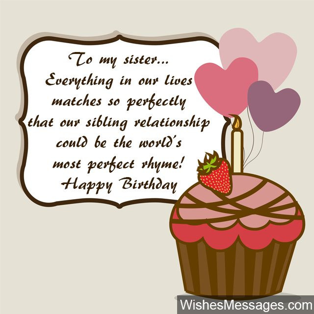 Birthday Quotes To Sister
 Birthday Wishes for Sister Quotes and Messages