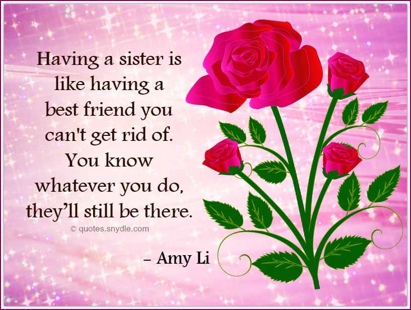 Birthday Quotes To Sister
 Birthday Quotes for Sister – Quotes and Sayings