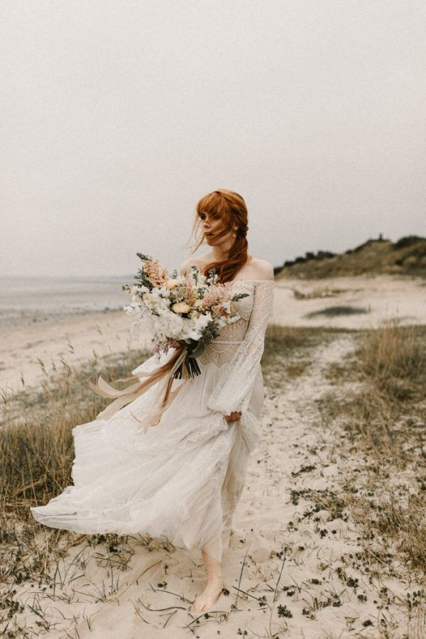 Bohemian Beach Wedding
 These Coastal Inspired Bridal Style Looks Are Perfect for