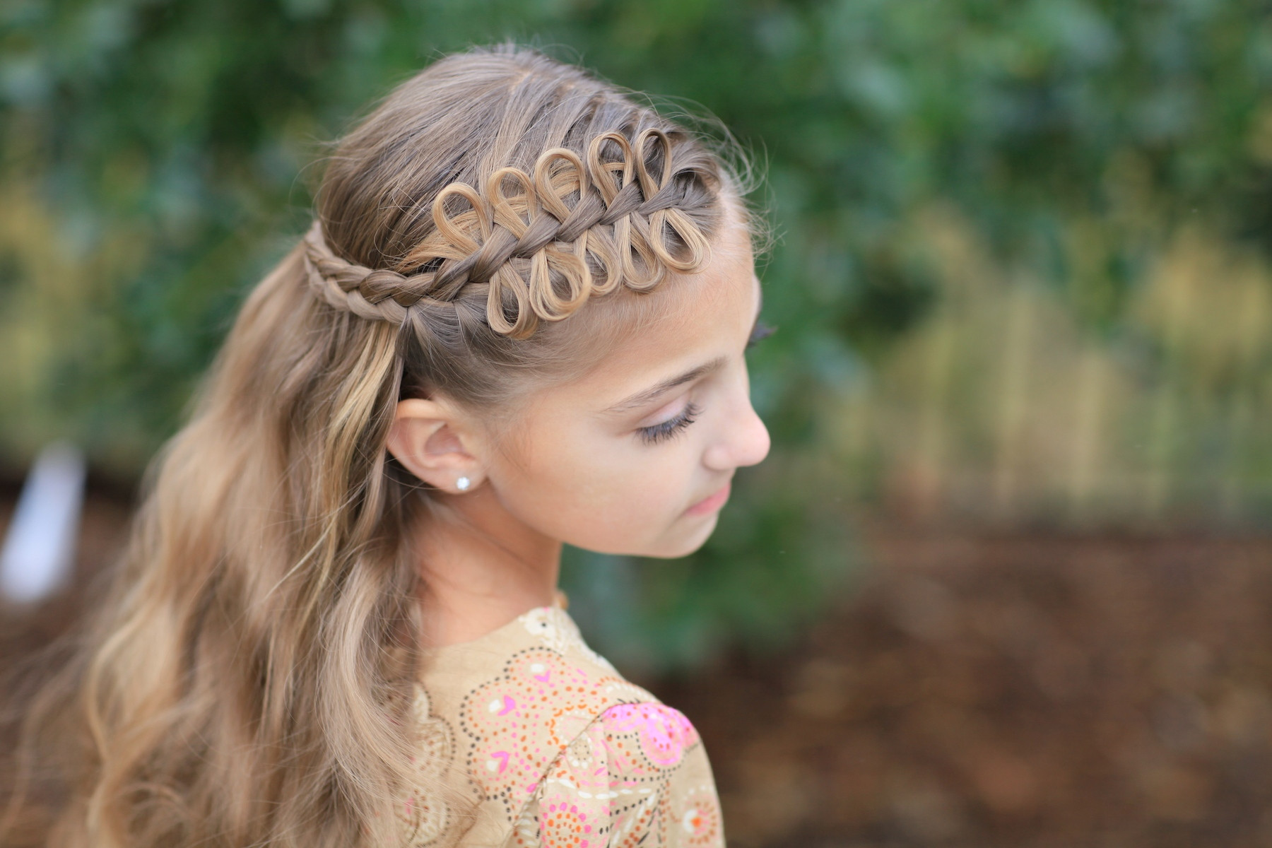 Braided Hairstyle Games
 Prim s Bow Braid Tieback Catching Fire
