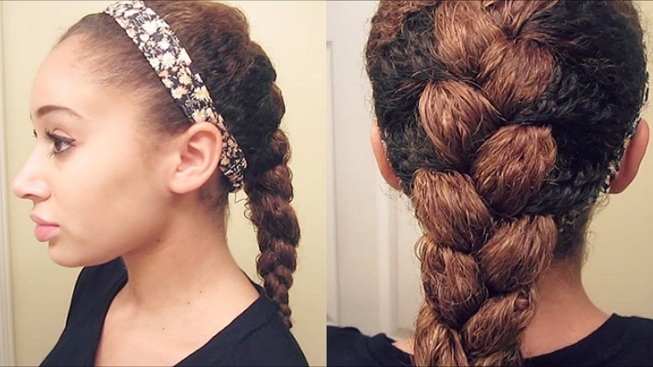 Braids And Curly Hairstyles
 How To French Braid Curly Hair