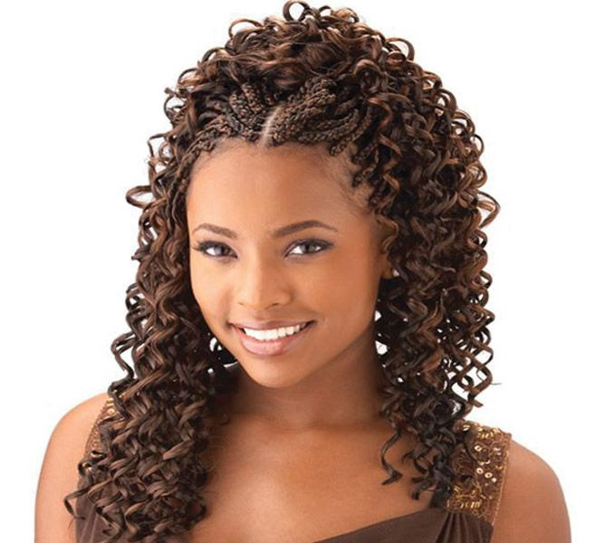 Braids And Curly Hairstyles
 Curly Box Braids For Black Women