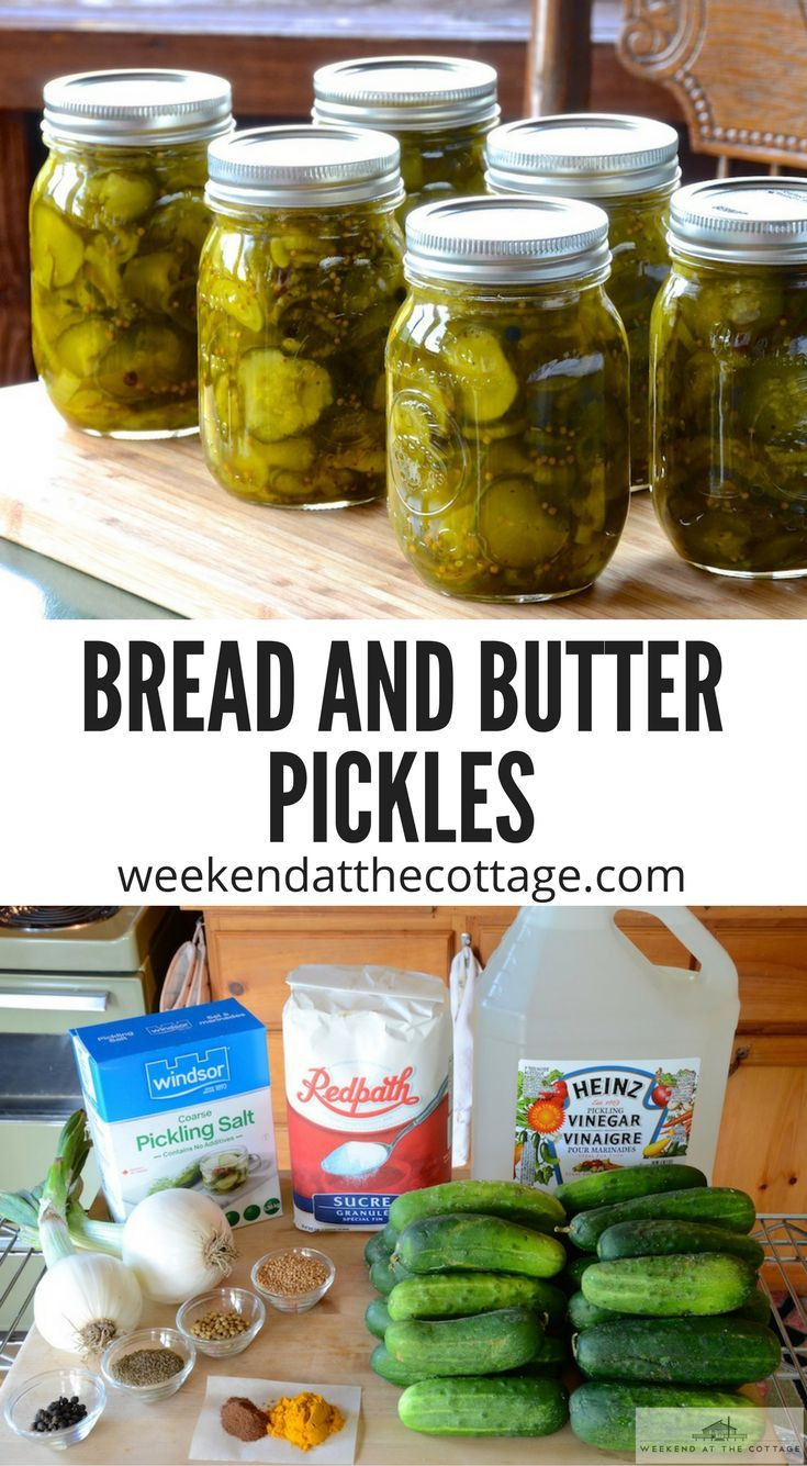 Bread And Butter Pickle Canning Recipe
 Bread And Butter Pickles Recipe