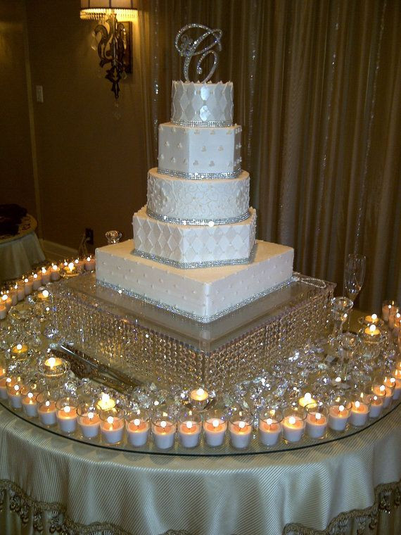 Cake Table Wedding
 Stunning Wedding Cake Table Skirt Décor Ideas