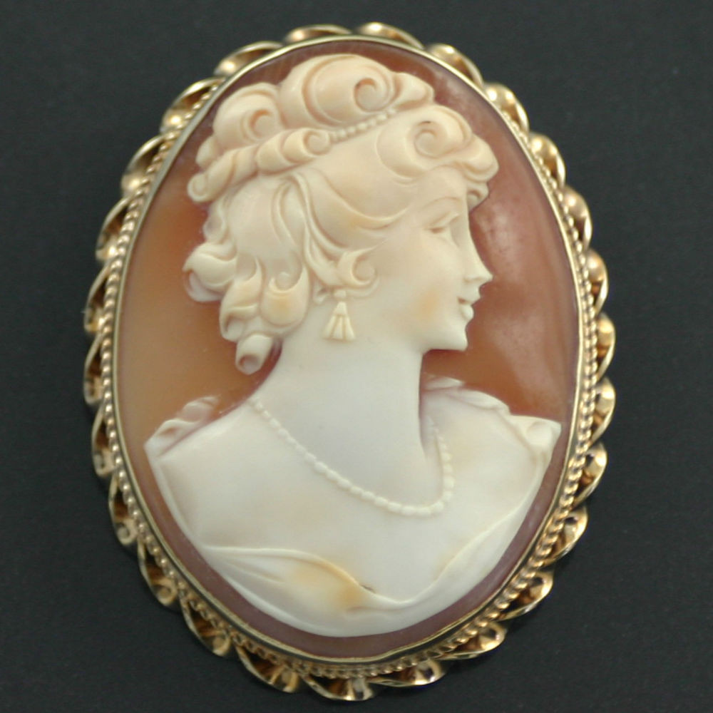 Cameo Brooches
 15ct Gold Cameo Brooch Carus Jewellery