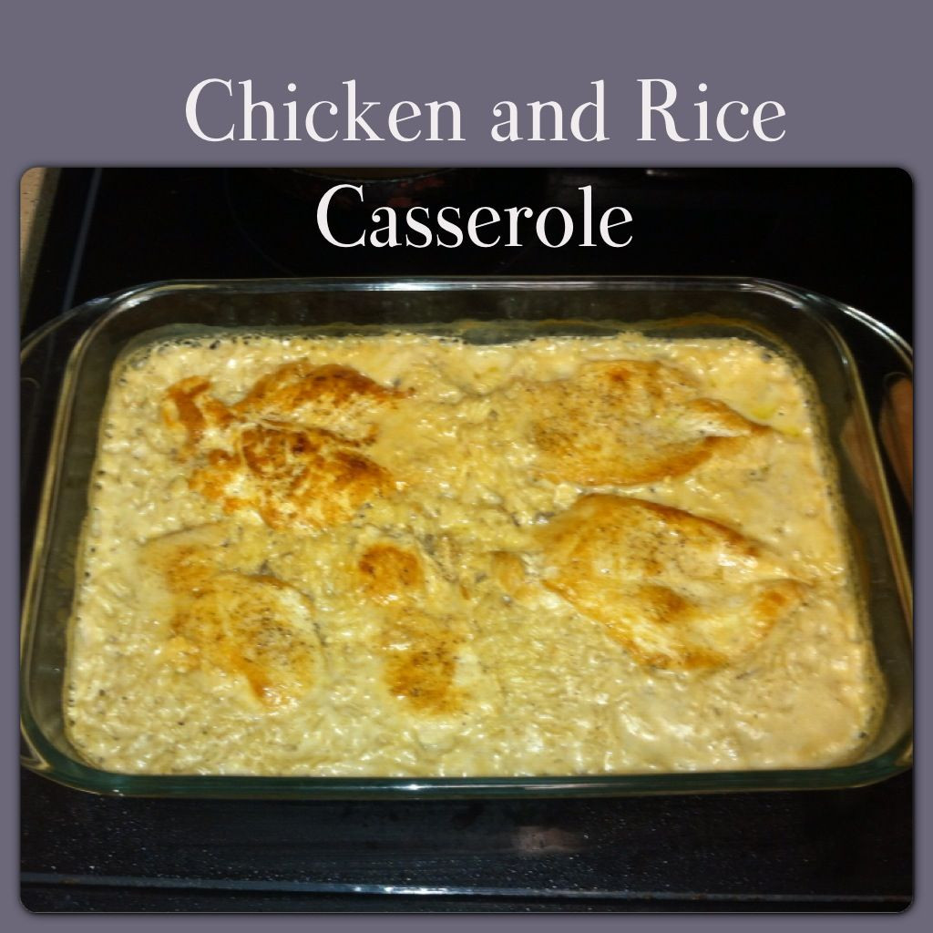 Campbells Soup Chicken And Rice
 Easy chicken and rice casserole 1 can cream of mushroom