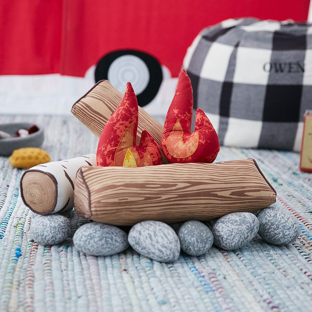 Campfire Kids Indoor Camping Set
 Plush Campfire Set Reviews Crate and Barrel