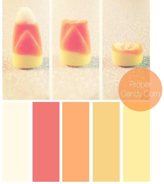 Candy Corn Colors
 Trick No Treat