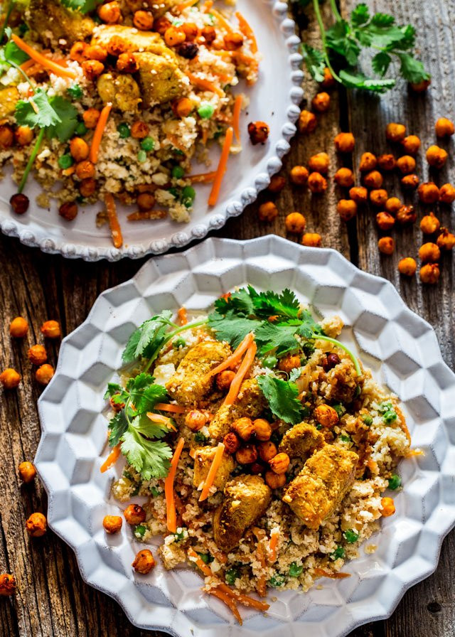 Cauliflower Rice Recipes Indian
 Indian Cauliflower Fried Rice with Chicken Jo Cooks