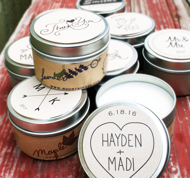 Cheap Wedding Favors In Bulk
 Soy Candle Favors wholesale wedding favors Rustic Wedding