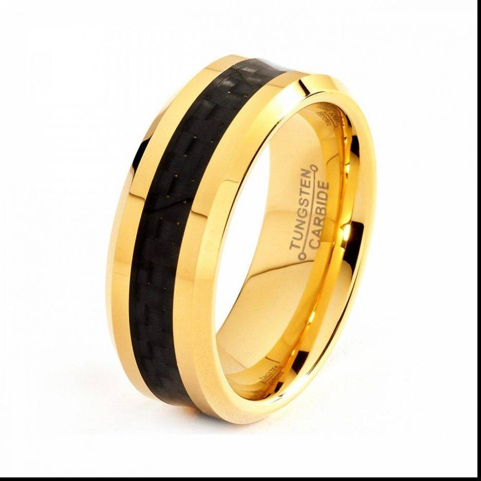 Cheap Wedding Rings For Men
 15 Ideas of Black And Gold Wedding Bands For Men