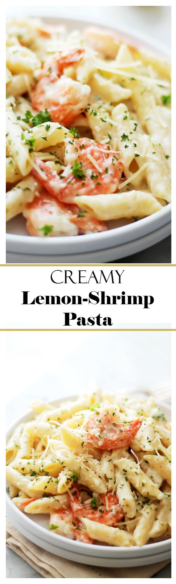 Cheesy Shrimp Pasta
 Creamy Lemon Shrimp Pasta